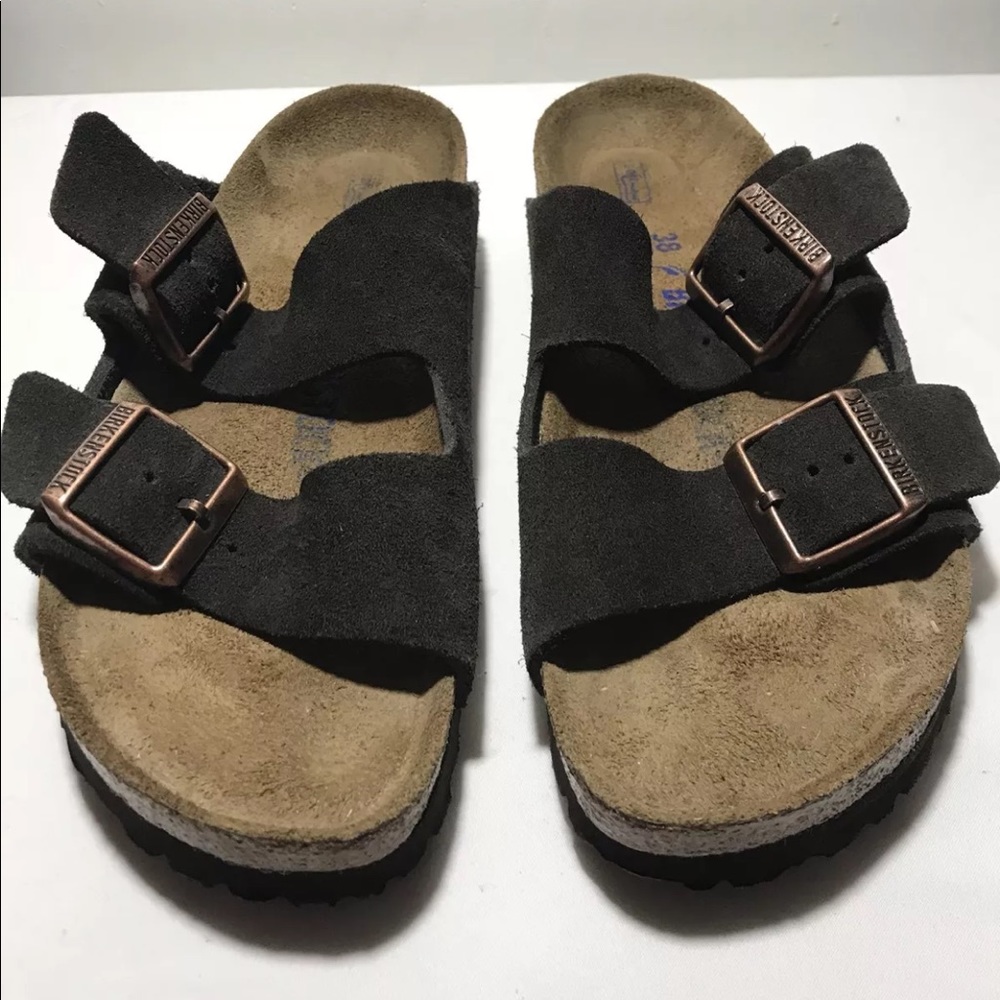 Mocha Suede Birkenstocks Size 38